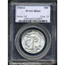 1929-S 50C MS64 PCGS.