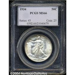 1934 50C MS66 PCGS.