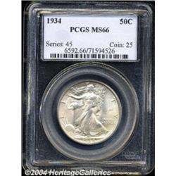 1934 50C MS66 PCGS.