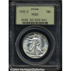 1935-D 50C MS65 PCGS.