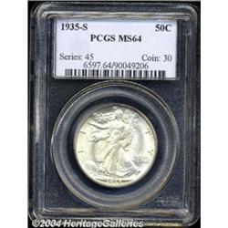 1935-S 50C MS64 PCGS.
