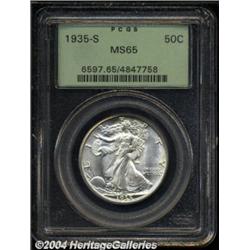 1935-S 50C MS65 PCGS.