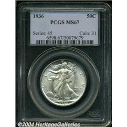 1936 50C MS67 PCGS.