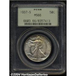 1937-S 50C MS66 PCGS.