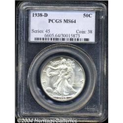 1938-D 50C MS64 PCGS.