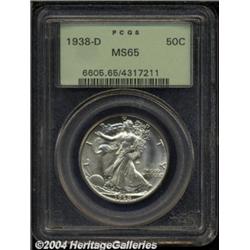 1938-D 50C MS65 PCGS.