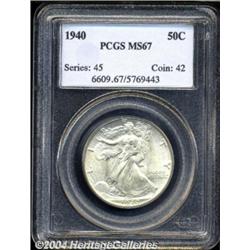 1940 50C MS67 PCGS.