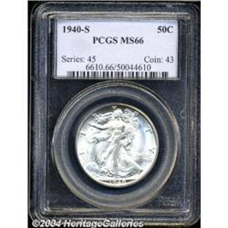 1940-S 50C MS66 PCGS.