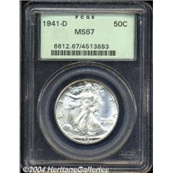 1941-D 50C MS67 PCGS.