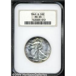 1942-S 50C MS65 NGC.
