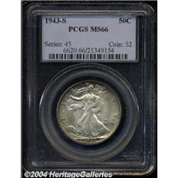 1943-S 50C MS66 PCGS.