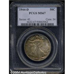 1944-D 50C MS67 PCGS.