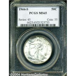 1944-S 50C MS65 PCGS.