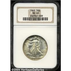 1945 50C MS65 NGC.