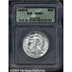 1945-S 50C MS66 ICG.