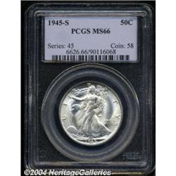 1945-S 50C MS66 PCGS.