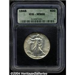 1946 50C MS66 ICG.