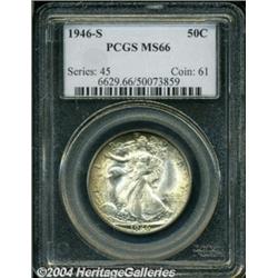 1946-S 50C MS66 PCGS.