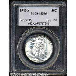 1946-S 50C MS66 PCGS.