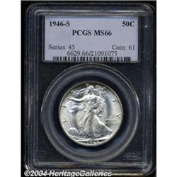 1946-S 50C MS66 PCGS.