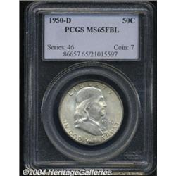 1950-D 50C MS65 Full Bell Lines PCGS.
