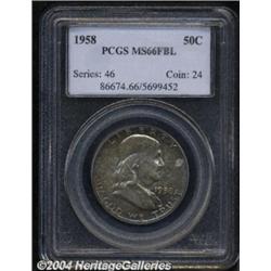 1958 50C MS66 Full Bell Lines PCGS.