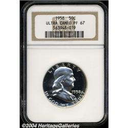 1958 50C PR67 Ultra Cameo NGC.