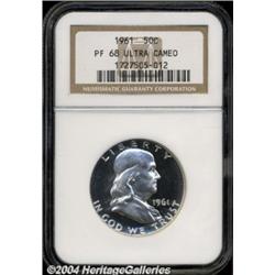 1961 50C PR68 Ultra Cameo NGC.