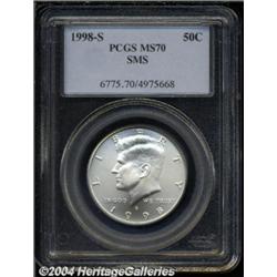 1998-S 50C SMS MS70 PCGS.