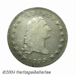 1795 $1 Flowing Hair, Two Leaves VF25 PCGS.
