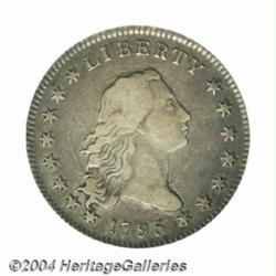 1795 $1 Flowing Hair, Two Leaves VF25 PCGS.