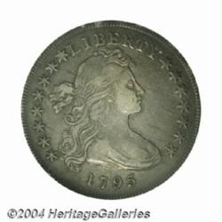 1795 $1 Draped Bust, Off Center--Graffiti--ANACS. XF Details, Net VF20.