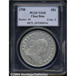1798 $1 Large Eagle VG10 PCGS.