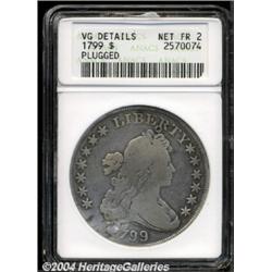 1799 $1--Plugged--ANACS. VG Details, Net Fair 2.