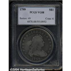 1799 $1 VG8 PCGS.
