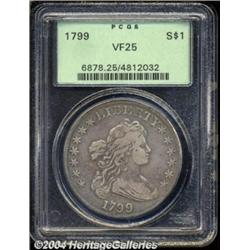 1799 $1 VF25 PCGS.