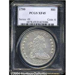 1799 $1 8X5 Stars XF45 PCGS.