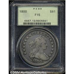 1800 $1 Fine 15 PCGS.