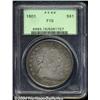 Image 1 : 1801 $1 Fine 15 PCGS.