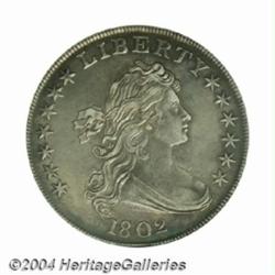 1802 $1 Narrow Date--Tooled, Cleaned--ANACS. AU Details, Net XF40.