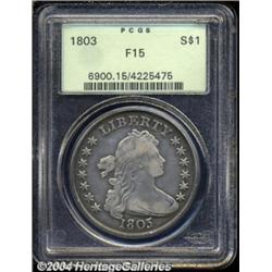 1803 $1 Small 3 Fine 15 PCGS.