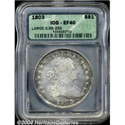 1803 $1 Large 3 XF40 ICG.
