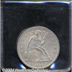 1843 $1 AU58 Uncertified.