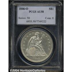 1846-O $1 AU58 PCGS.