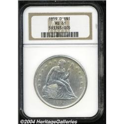 1859-O $1 MS61 NGC.