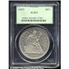 Image 1 : 1867 $1 AU50 PCGS.