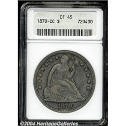 1870-CC $1 XF45 ANACS.