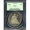 Image 3 : 1861 $1 PR63 PCGS.
