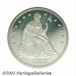 1868 $1 PR64 Deep Cameo PCGS.