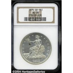 1875-CC T$1 AU58 NGC.